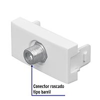 Toma de televisión, línea Oslo, color blanco - TV-OB / 48326