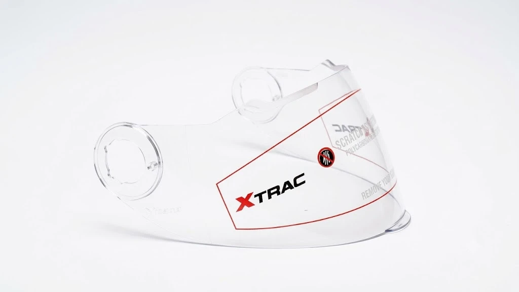 TVS XTRAC CLEAR VISOR FOR NEO D3