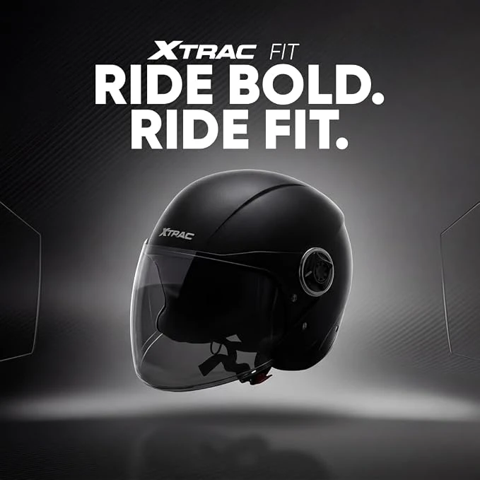 TVS XTRAC FIT O/F BLACK C/V L