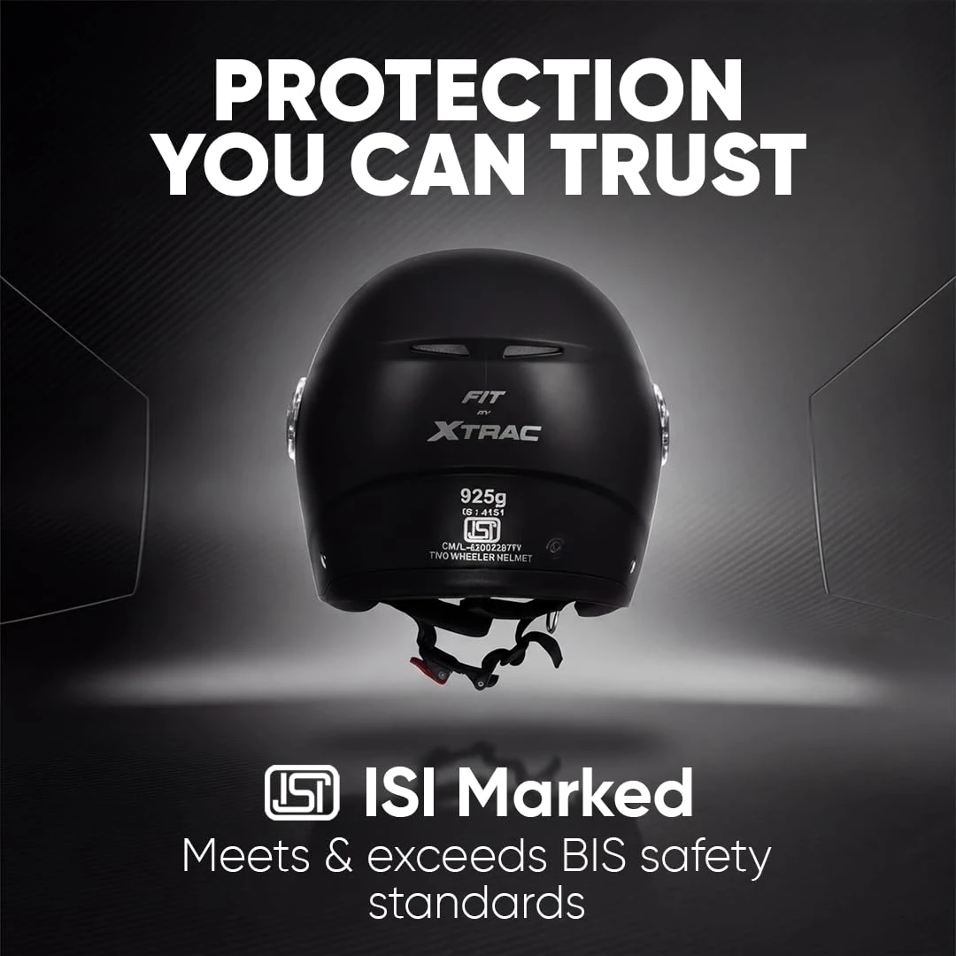 TVS XTRAC FIT O/F BLACK C/V L