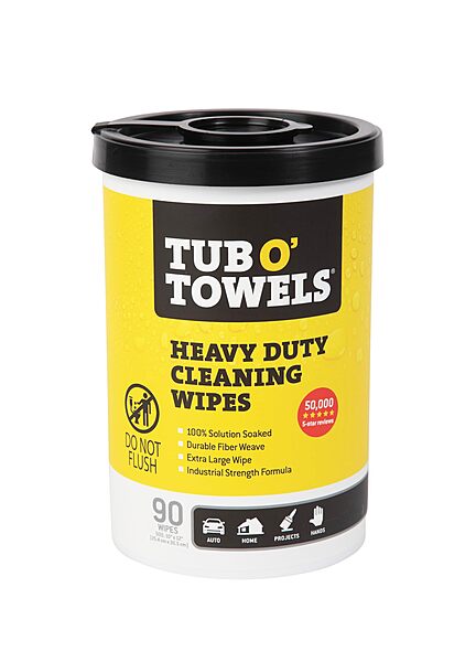 Tub O' Towels Heavy Duty Cleaning Wipes