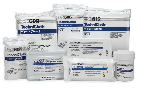WIPE TECHNICLOTH TX604 CAJA C/10 BOLSAS DE 300 PZAS