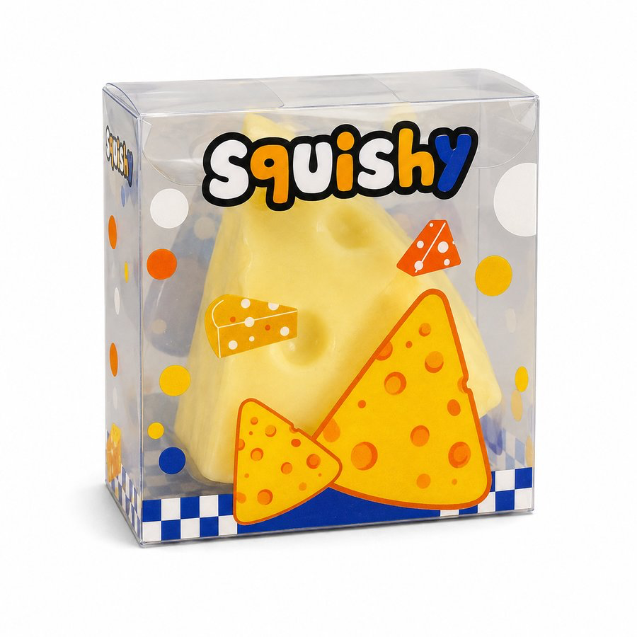 7cm Triangle Vaseline Squishy Cheese