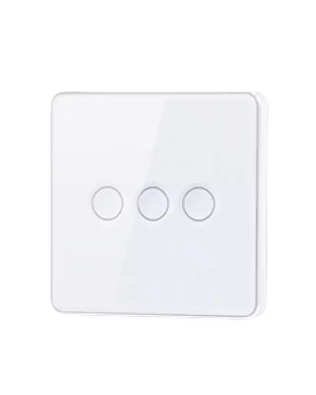 Zigbee 3 Gang Smart Touch Switch-White
