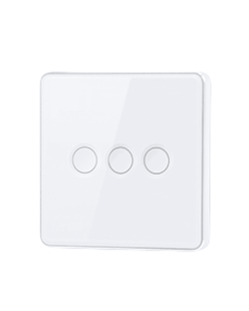 Zigbee 3 Gang Smart Touch Switch-White