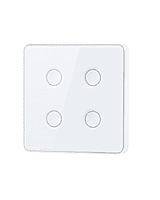 Zigbee 4 Gang Smart Touch Switch - White