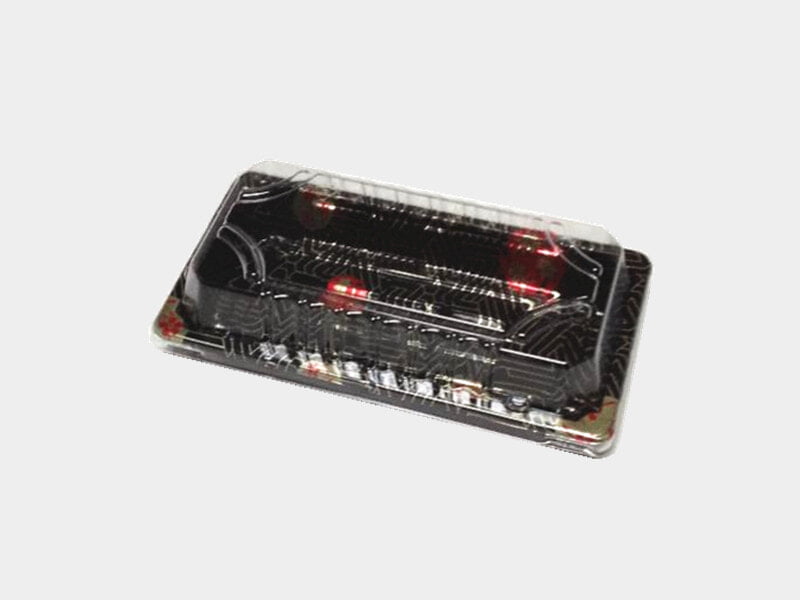 Sushi Tray TZ-0.6 Black Base_50/30set (If OS, Use 239006)