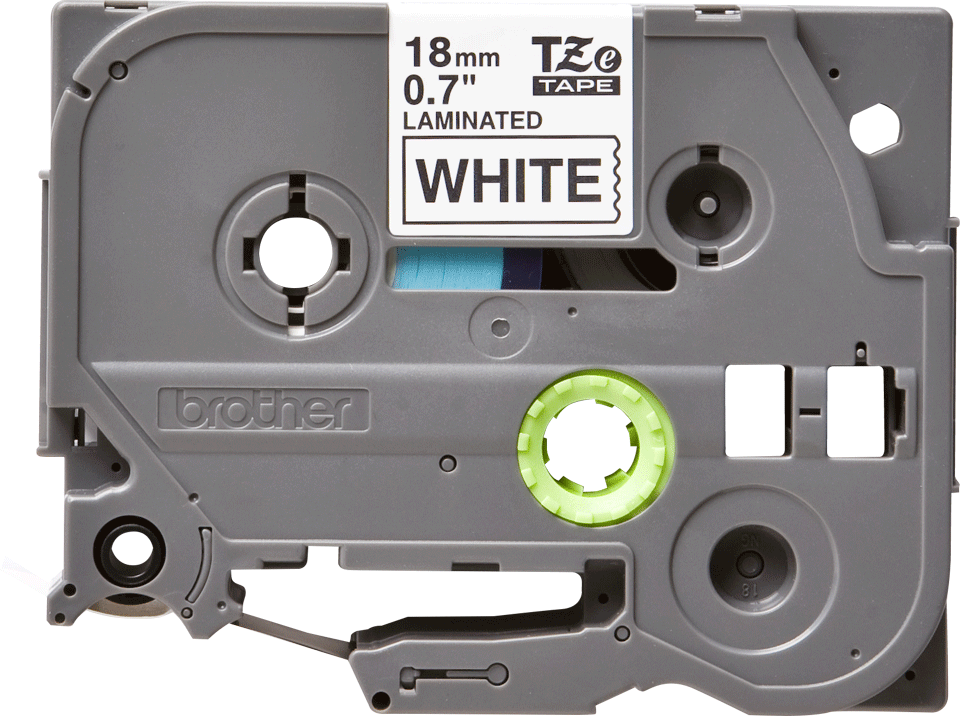 LABELTAPE BROTHER BLK ON WHTE TZE-241 18MM