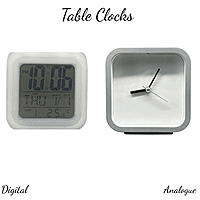 Clocks Table