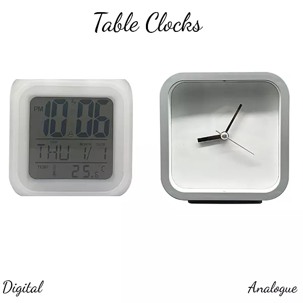 Clocks Table