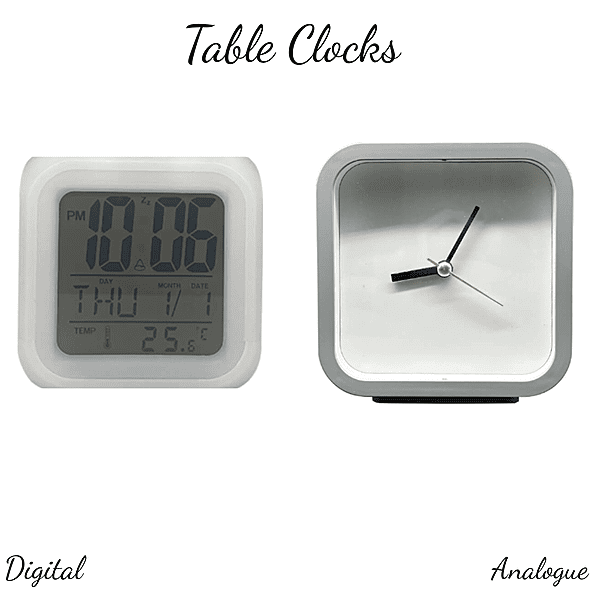 Clocks Table