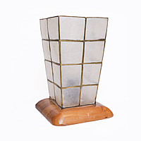 Table Lamp Capiz White