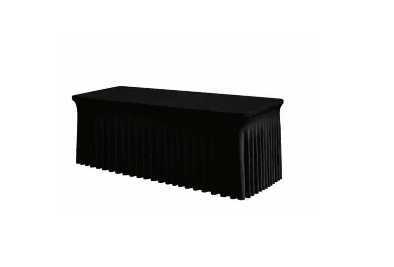 Tablecloths 6 ft Spandex Table Cover Skirts Pleated / Manteles Spandex Faldas de cubierta tabla