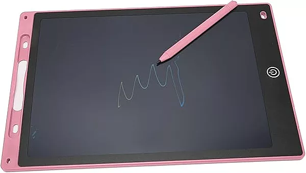Tablette d'Ecriture Et De Coloriage LCD Avec Stylo 16'' Rose