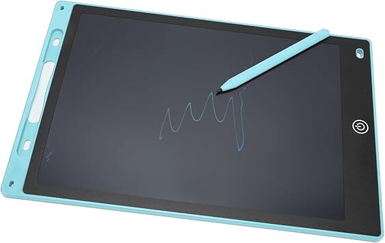 Tablette d'Ecriture Et De Coloriage LCD Avec Stylo 16'' Bleu