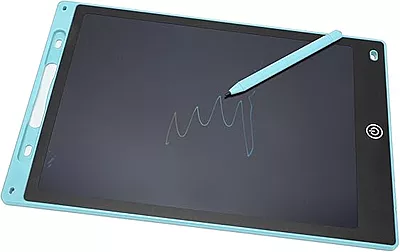 Tablette d'Ecriture Et De Coloriage LCD Avec Stylo 12'' Bleu