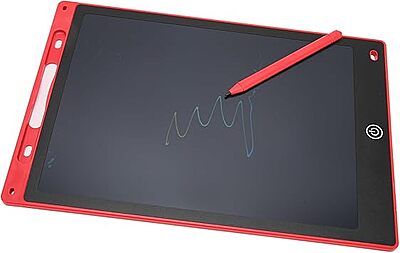 Tablette d'Ecriture Et De Coloriage LCD Avec Stylo 8.5'' Rouge