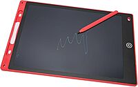 Tablette d'Ecriture Et De Coloriage LCD Avec Stylo 12'' Rouge