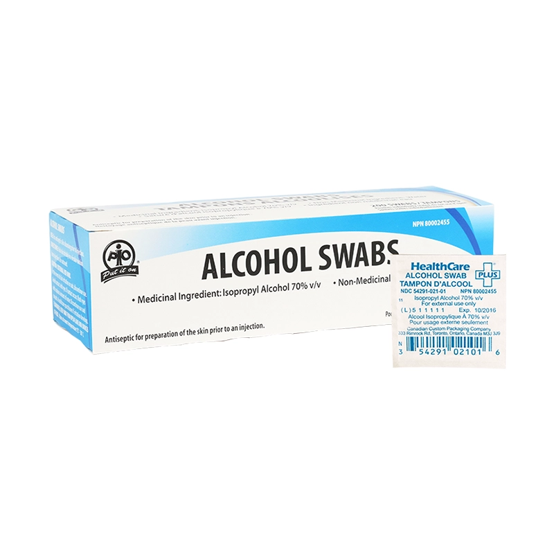 Tampons alcoolisés Tampons alcoolisés