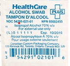 Tampons alcoolisés-Paquet de 25 unités