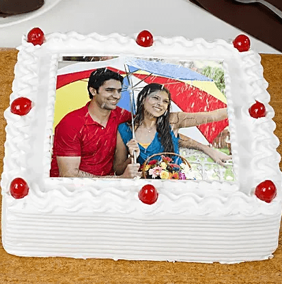 Tangy Pineapple Photo Cake Tangy Pineapple Photo Cake