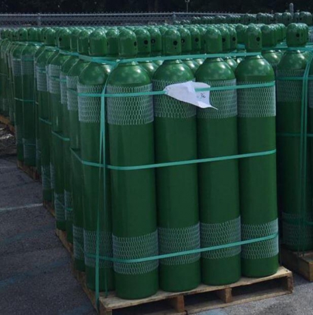 Tanque de oxígeno de alta presión, pallet con 20 piezas