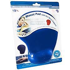 Tapis de Souris Avec Repose Poignet Ergonomique Bleu