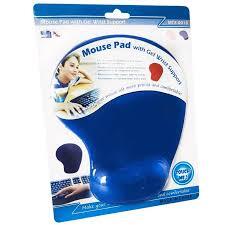 Tapis de Souris Avec Repose Poignet Ergonomique Bleu