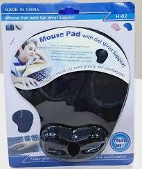 Tapis de Souris Avec Repose Poignet Ergonomique Noir