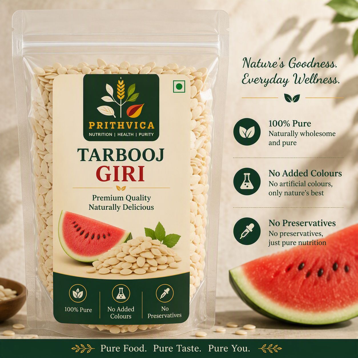 Tarbooj Giri (Watermelon Seeds)