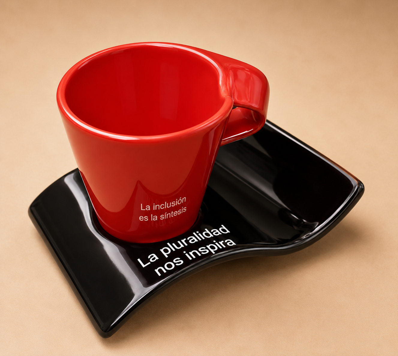 Taza y plato de café