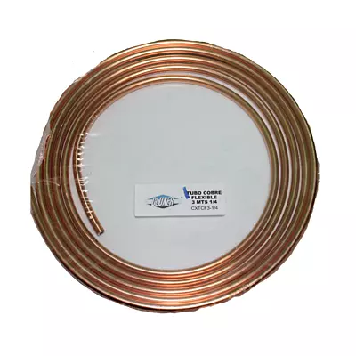 Tubo Cobre Flexible 1/2 3M - Tcf-12-3