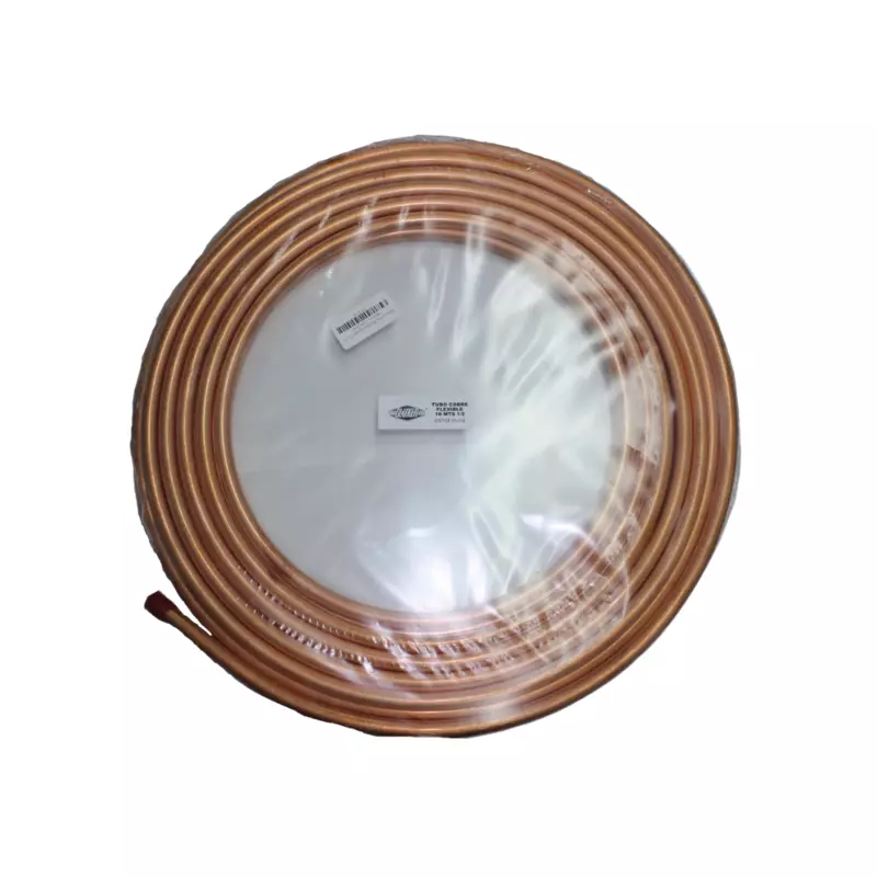 Tubo Cobre Flexible Cluxer 3/8 10 Metros - Tcf-38-10
