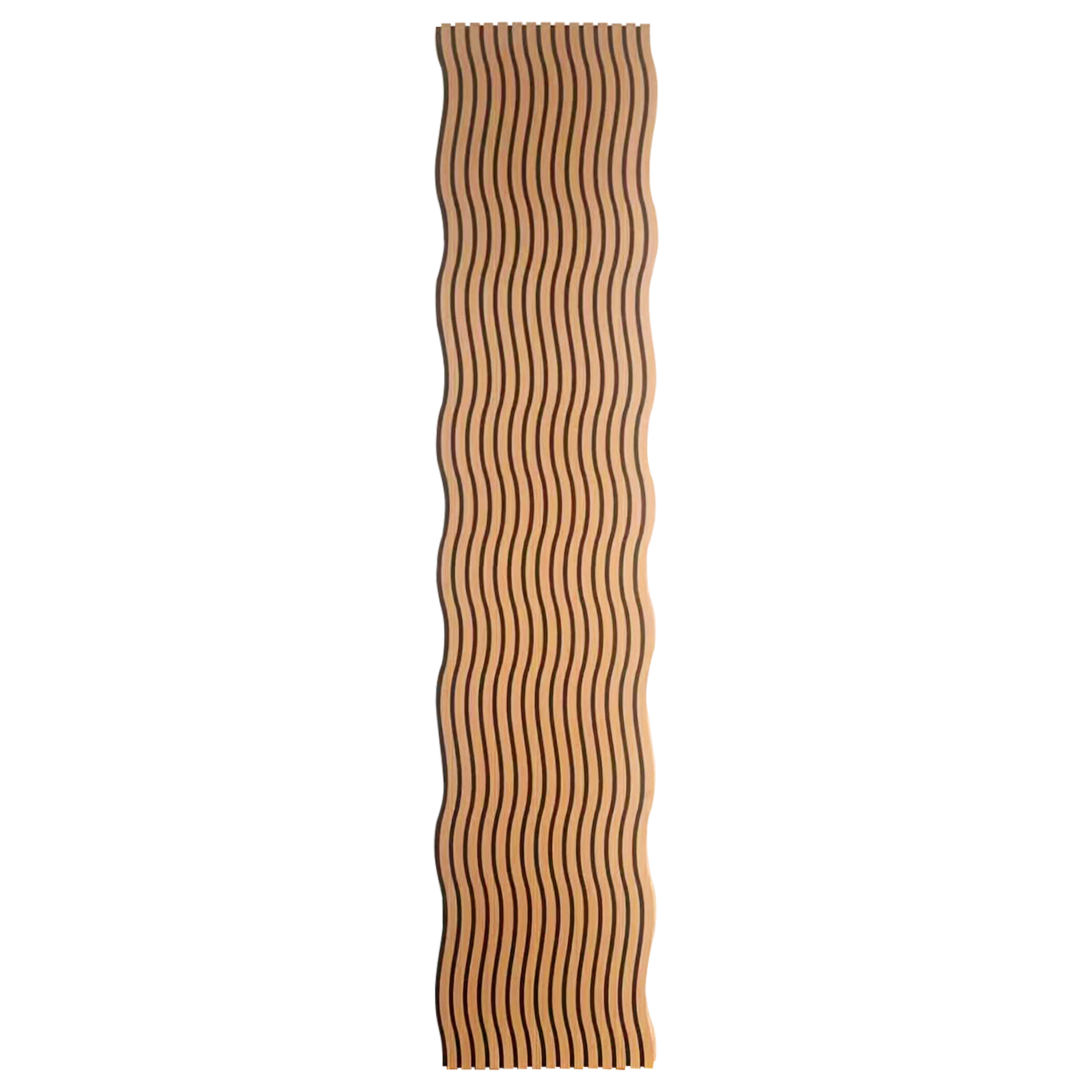 TEAK #6 ACOUSTIC WAVE SLAT PANEL-10ft