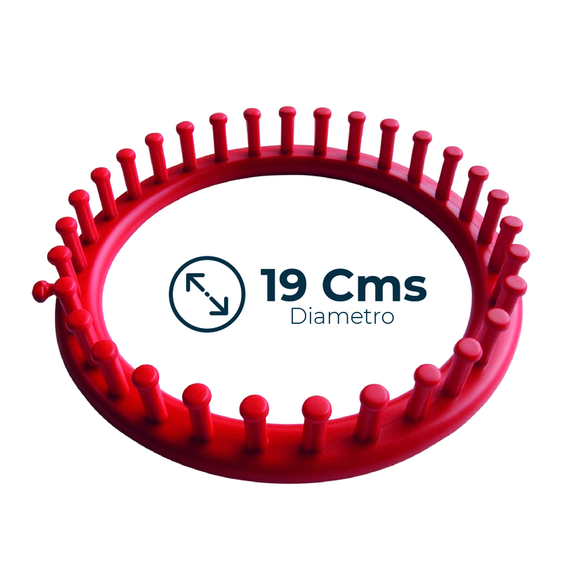 Telar Plástico Circular 19 cm Telar Plástico Circular 19 cm