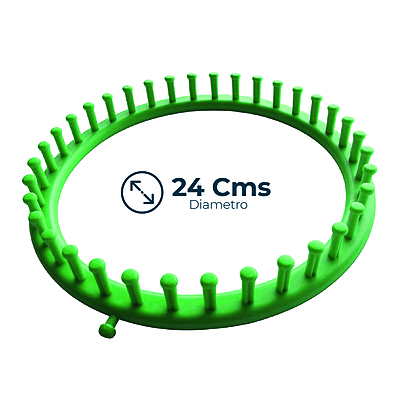 Telar Plástico Circular 24 cm