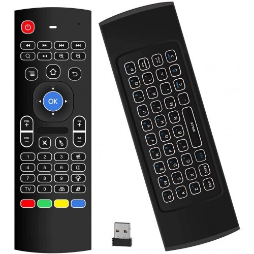 Telecommande Box TV Avec Clavier Air Mouse