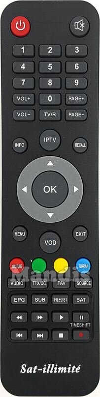 Telecommande SAT-Illimite F300 Boite Ouverte