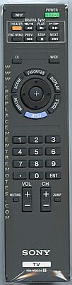 Telecommande Sony RM-YD034 Boite Ouverte