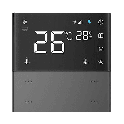 Akubela KNX Switch 2 Fold 4 Button With Thermostat