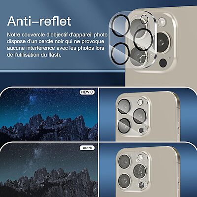 Tempered Glass Camera Lens Iphone 16 Pro Max
