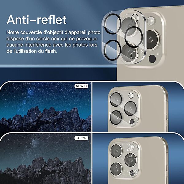 Tempered Glass Camera Lens Iphone 16 Pro Max