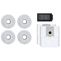 Ecovacs Deebot T30C Buddy Kit -  1 Filters, 2 Antibacterial Dust Bags, 4 Washable Mopping Pads