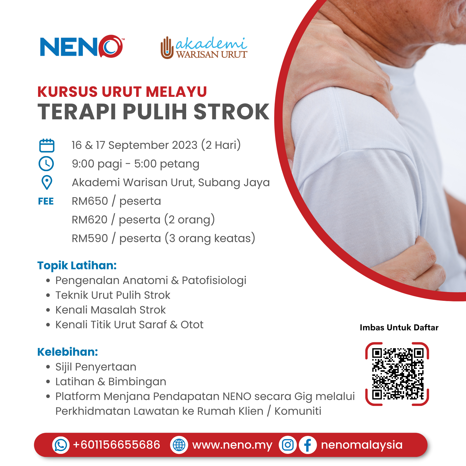 Kursus Urut Melayu - Terapi Pulih Strok & Carakerja Kursus Urut Melayu - Terapi Pulih Strok & Carakerja