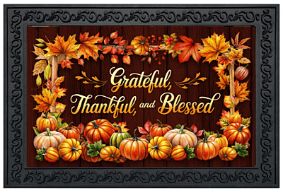 Thankful Blessings Doormat