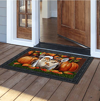 Thankful Chipmunks Doormat