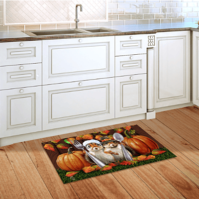 Thankful Chipmunks Doormat