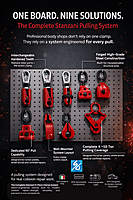 Stanzani 9pc Clamp Board Complete with wall board and clips