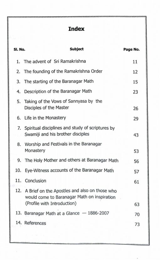 The Genesis of the Ramakrishna Order Baranagore Math The Genesis of the Ramakrishna Order Baranagore Math