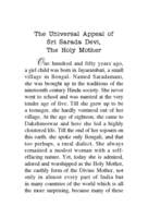 The Universal Appeal of Sri Sarada Devi The Holy Mother The Universal Appeal of Sri Sarada Devi The Holy Mother